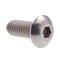 Prime-Line #8-32 Socket Head Cap Screw, Button, Plain Stainless Steel, 7/16 in Length, 10 PK 9168840 - alternate 1